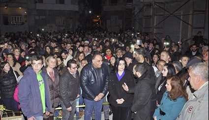 Syrian Christians in Homs & Aleppo Celebrate Army Victories