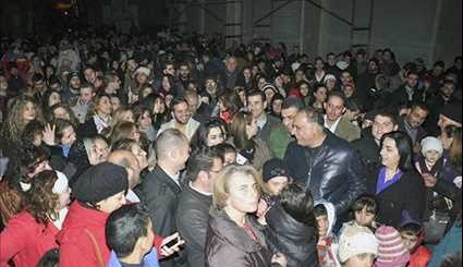 Syrian Christians in Homs & Aleppo Celebrate Army Victories