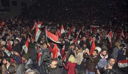 Syrian Students Celebrate Aleppo Victory