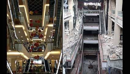 شهر حلب قبل و پس از جنگ | تصاویر