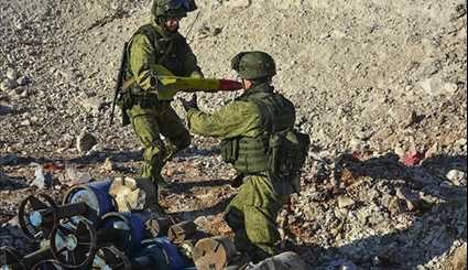 Russian Sappers Clearing Aleppo from Mines