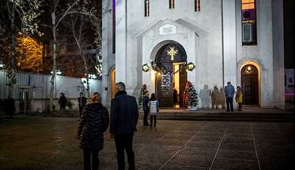 سال نو میلادی در کلیسا سرکیس مقدس | تصاویر