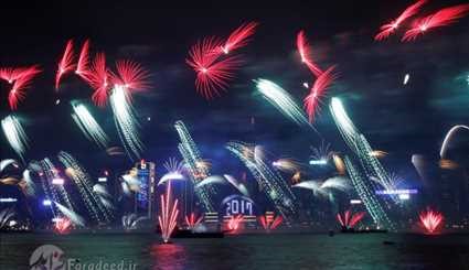 جشن‌های سال نو از سیدنی تا بغداد! +عکس