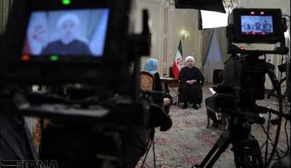 President Rouhani talks to nation in live TV program