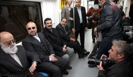 البدء بتشغيل 65 عربة وقاطرة في مترو أنفاق طهران