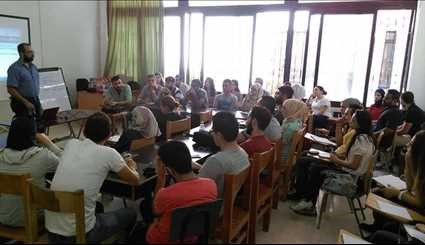 بالصور ..مركز المهارات والتوجيه المهني في جامعة تشرين السورية لمساعدة وتدريب وتاهيل الطلاب في ايجاد عمل