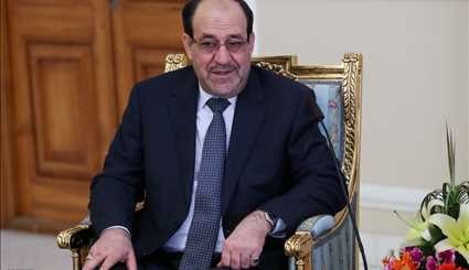 لقاء رئيس مجلس الشورى الاسلامي ونوري المالكي