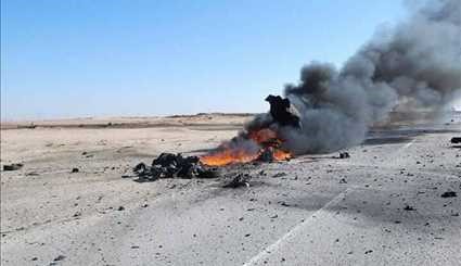 بالصور: الجيش العراقي يصطاد انتحارياً ويفجر سيارته المفخخة في الأنبار