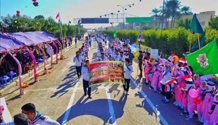 بالصور ..مسيرة لدعم الجيش في محافظة واسط العراقية