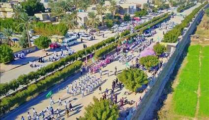 بالصور ..مسيرة لدعم الجيش في محافظة واسط العراقية