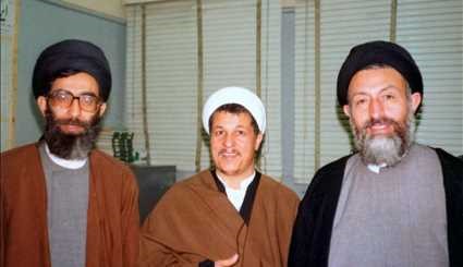 Supreme leader, late Ayatollah Rafsanjani in passage of time