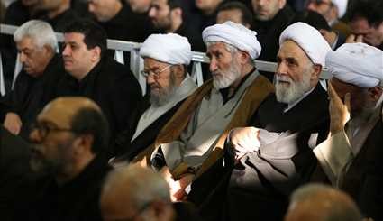 اقامه نماز رهبری بر پیکر آیت الله رفسنجانی | تصاویر