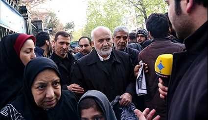 المسؤولون الايرانيون والضيوف الاجانب في تشييع جثمان آية الله رفسنجاني