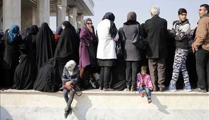 مراسم تدفین آیت الله هاشمی رفسنجانی در حرم امام راحل | تصاویر
