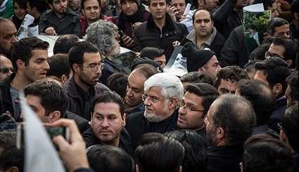 حضور مقامات کشوری در تشییع پیکر آیت الله هاشمی رفسنجانی | تصاویر