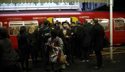 إضراب عمال قطار الأنفاق في لندن