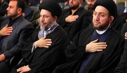 قائد الثورة يقيم مراسم تأبين للفقيد آية الله هاشمي رفسنجاني+ صور