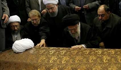 مراسم تشييع جثمان آية الله هاشمي رفسنجاني في مرقد الامام الخميني قدس سره