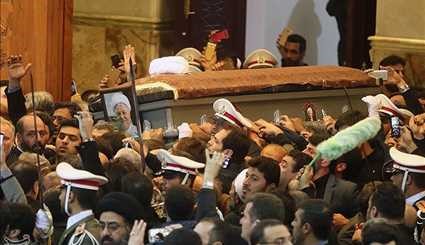 مراسم تشييع جثمان آية الله هاشمي رفسنجاني في مرقد الامام الخميني قدس سره
