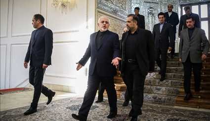 دیدار رئیس مجلس مالی با وزیر امور خارجه/ تصاویر