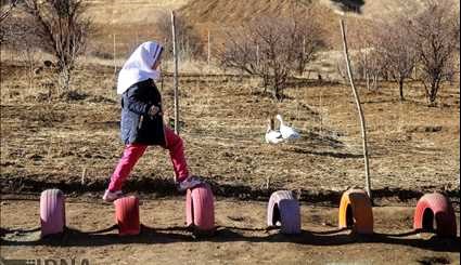 نخستین مدرسه طبیعت در استان کردستان/ تصاویر