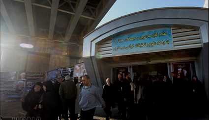 مراسم ترحیم آیت الله هاشمی رفسنجانی در دانشگاه علوم تحقیقات/ تصاویر