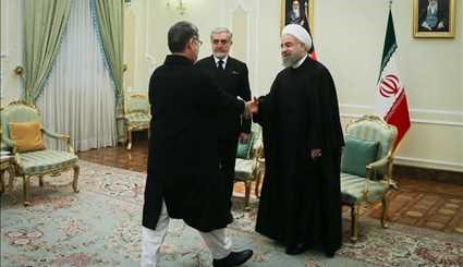 لقاء الرئيس التنفيذي للحكومة الافغانية بالرئيس الايراني
