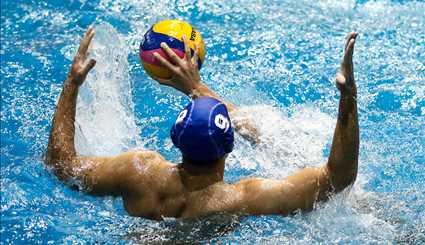 A match of Iran’s Water Polo League in Isfahan