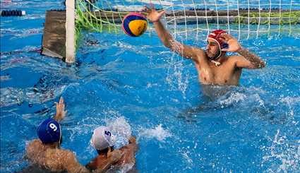 مباراة من دوري كرة الماء الإيراني في أصفهان
