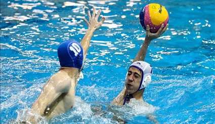 مباراة من دوري كرة الماء الإيراني في أصفهان