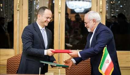 دیدار وزیر امور خارجه آلبانی با ظریف | تصاویر