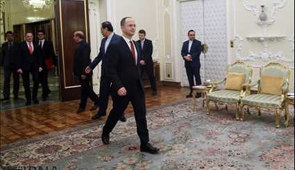 دیدار وزیر امور خارجه آلبانی با رئیس جمهور | تصاویر