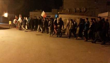 بالصور ...مظاهرات غاضبة في جزيرة النبي صالح تنديدا باعدام نظام آل خليفة للشبان البحرينيين
