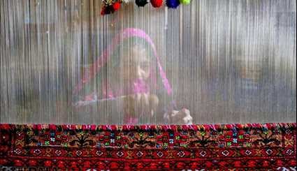Doidokh village popular for weaving silk carpets