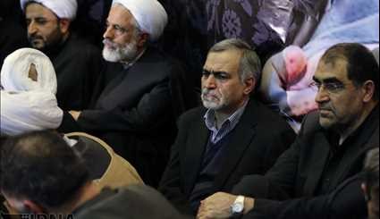Rouhani attends commemorating ceremony of late Ayatollah Hashemi Rafsanjani