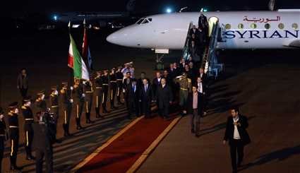 Welcoming ceremony of Syrian PM