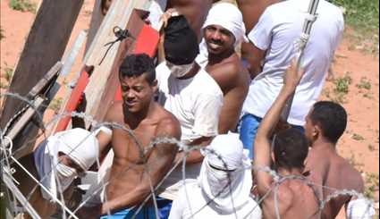 INMATES BUTCHERED DURING BRAZIL PRISON RIOT