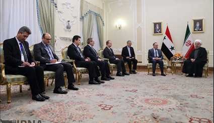 President Rouhani, Syrian PM meeting in Tehran