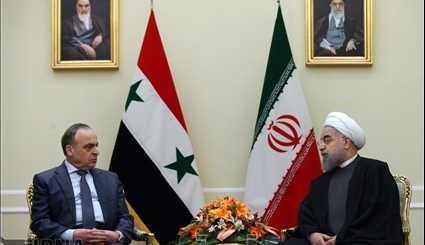 President Rouhani, Syrian PM meeting in Tehran