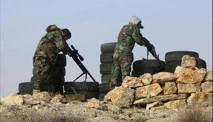 Syrian Army Sharpshooters Hunting Terrorists in Northwestern Damascus