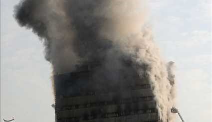 آتش سوزی در ساختمان پلاسکو/ تصاویر