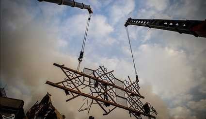 Rescue Work Continues Following High-Rise Collapse in Tehran