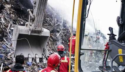 Rubble clearing continues on Plasco site