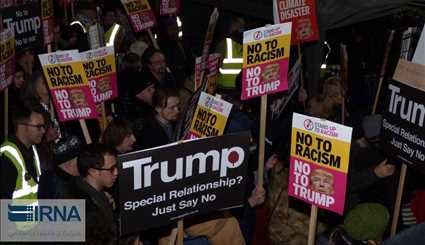 Anti-Trump rallies in London