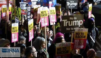 Anti-Trump rallies in London