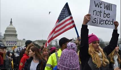 Anti-Trump rallies in Washington
