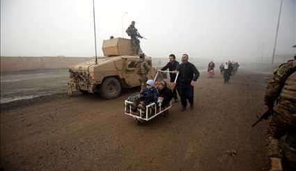 پیشروی نیروهای عراقی در شرق موصل | تصاویر