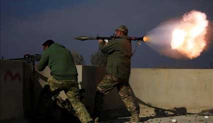 پیشروی نیروهای عراقی در شرق موصل | تصاویر