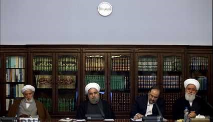 President Rouhani attends Cultural Revolution Supreme Council's meeting
