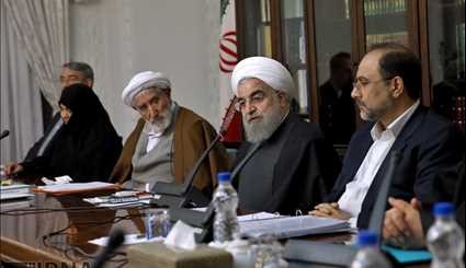 President Rouhani attends Cultural Revolution Supreme Council's meeting